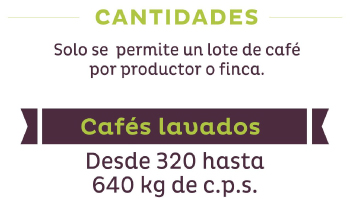 REQUISITOS PARA CAFÉS LAVADOS EN EL 7º CONCURSO COLOMBIA TIERRA DE DIVERSIDAD
