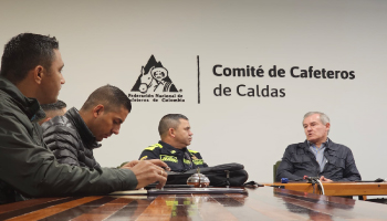 POLICÍA CALDAS Y COMITÉ DE CAFETEROS INICIAN LA CONSTRUCCIÓN DEL PLAN COSECHA 2023