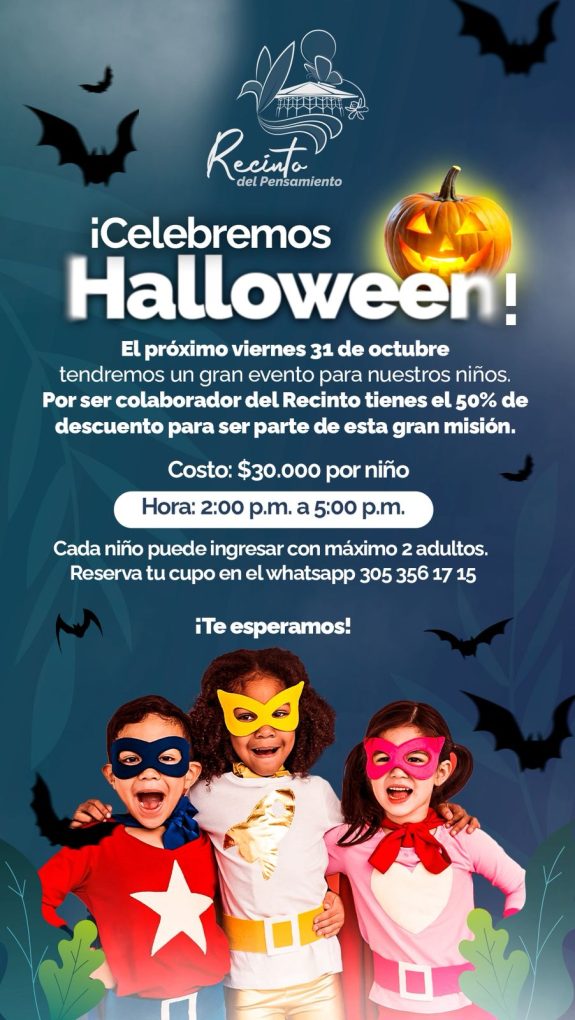 El Recinto del Pensamiento invita a celebrar Halloween con los más pequeños
