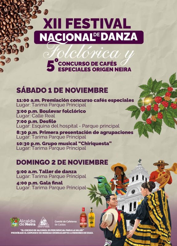 Neira celebra el café y la cultura en un encuentro lleno de aroma, talento y tradición