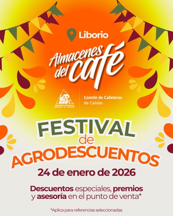 El Almacén del Café ubicado en el parque Liborio de Manizales vivirá el Festival de Agrodescuentos en Almacenes del Café