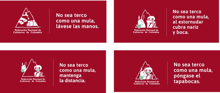 Federación de Cafeteros hace elocuente llamado a cuidar la vida desde su emblemático logo